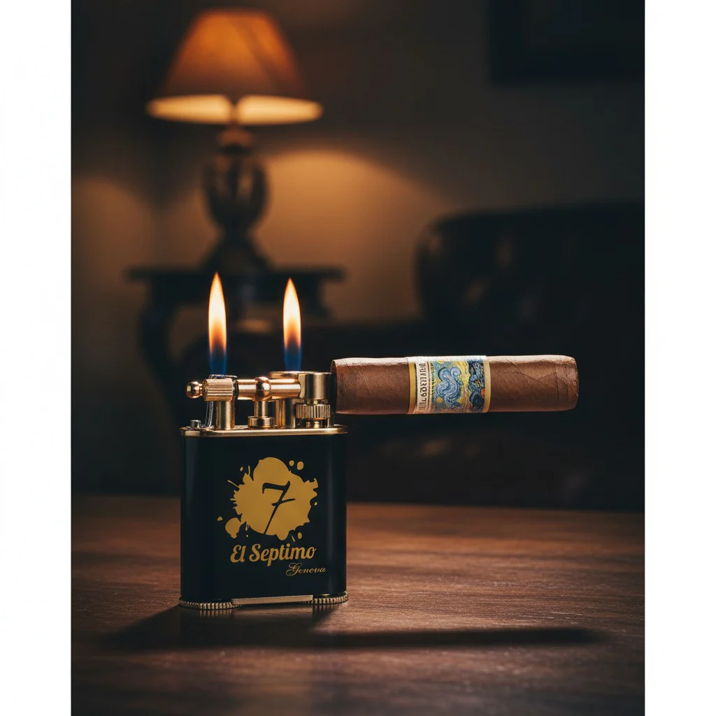 El Septimo Double-Jet Torch Lighter & Punch - Image 9